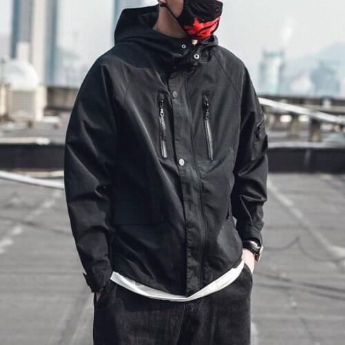 2020 tooling mens windbreaker coat large loose mens windbreaker Hoodie pilot jacket coat m-5xl