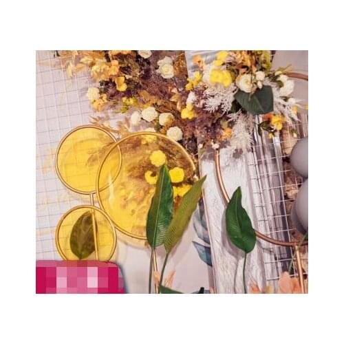 New wedding film road guide wedding road guide decorating donuts decorative props light ring road guide