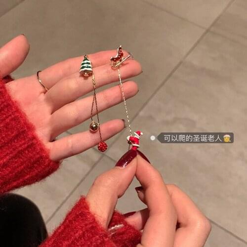 ZDMXJL 2021 New Fashion Womens Earrings Fine Christmas Style Eardrop Earrings For Women Party Girl Jewelry Gifts Wholesale