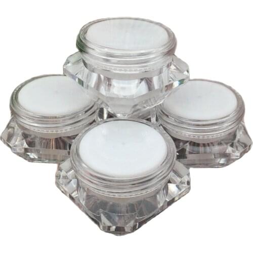 5g diamond shape plastic jar/pot/bottle for serum/eye cream/sample tin/essence/skin care cosmetic packing