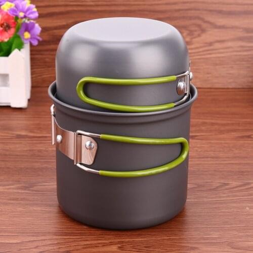 Camping Tableware Outdoor Cooking Cookware Set Picnic Tableware Non-stick Pot Pan Travel Kitchen Camping Pot Utensil Equipment