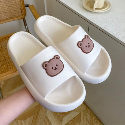 Fashion Women Summer Slippers Sandals Beach Slides Flip Flops Cartoon Fruits 3d Cherry Thick Sole Girls Ladies Shoes Zapatillas