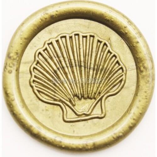 SCALLOP SEA SHELL Wax Seal Stamp / Wedding Invitation Stamp / Birthday Party / Envelope Wax Seal / Box Set / Seaside Beach Ocean