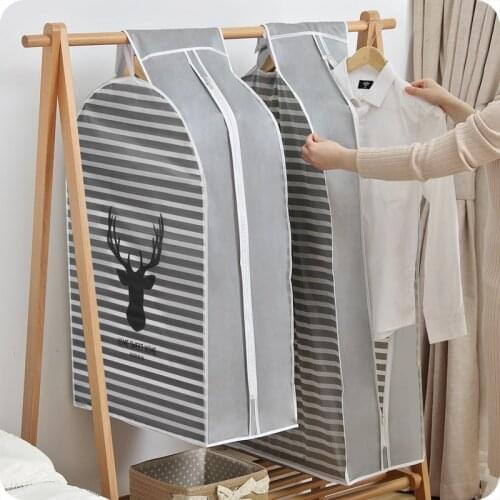 Storage Bags Cover Clothes Storage clothing dust bag coat suit jacket skirt protection wardrobe organizer Dustproof waterproof