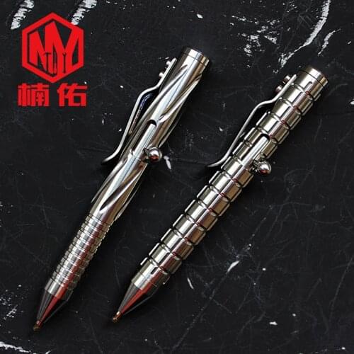 Titanium Alloy Tactical Pen Mini Glass Breaker EDC Bolt Pen Tactical Survival Pen