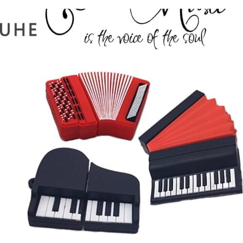 USB flash drive 4GB 8GB 16GB 32GB 64GB cartoon musical instruments model pendrive real capaciy memory stick u disk pen drive