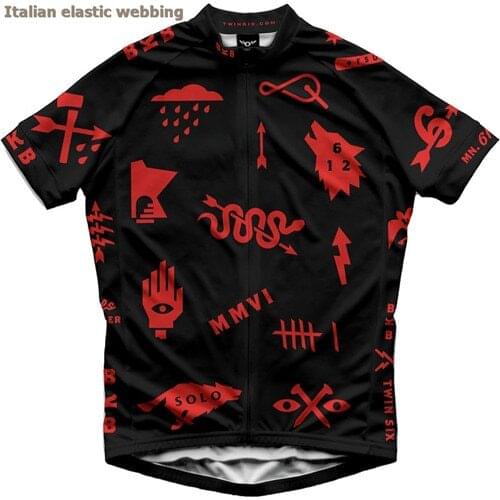 AAA quality Twin six 6 mens cycling jersey Short Sleeve MTB Bike Clothing Ropa Maillot Ciclismo morvelo Racing Bicycle Clothes