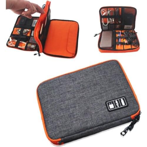 Waterproof IPad Organizer USB Data Cable Earphone Wire Pen Power Bank Kit Case Digital Gadget Devices Travel Storage Bag 60XX