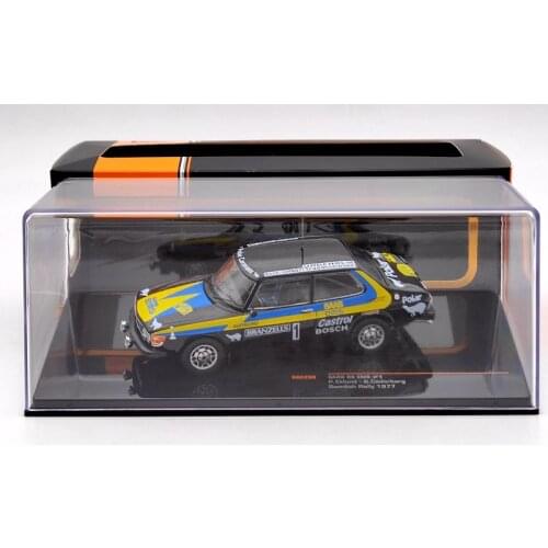 1:43 IXO For SAAB 99 EMS #1 P.Eklund B.Cederberg Swedish Rally 1977 RAC298 Diecast Models Car Limited Collection