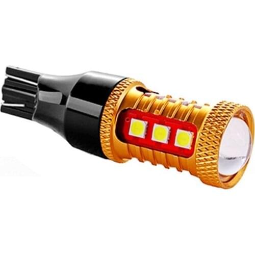 10pcs 921 912 T15 W16W WY16W 15 SMD 3030 LED Auto Brake Bulb Car Backup Reverse Lights Tail Lamp Turn Signals Red White Yellow