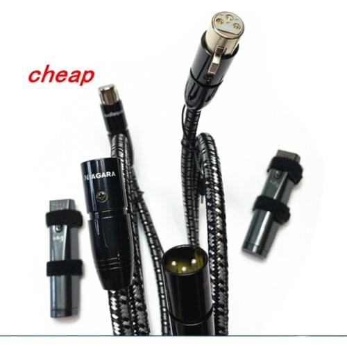 Free shipping Hi-End Niagara XLR Interconnect Audio Cables with 72V DBS