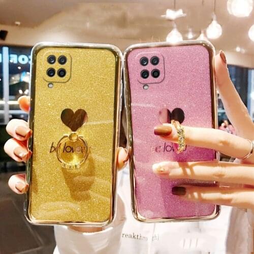 Glitter Soft Case For Samsung Galaxy A32 A02 A12 A42 M31S M51 M30S A31 M31 A21S S10 S20 FE S21 Plus Ultra A51 A71 A30 A30S A50