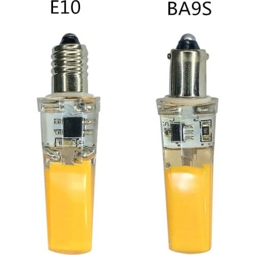 Dimmable 220V E10 COB LED high power 110V E10 COB BA9S 220V LED high power led ba9s 110v ba9s led 220v ba9s cob 110v cob2508