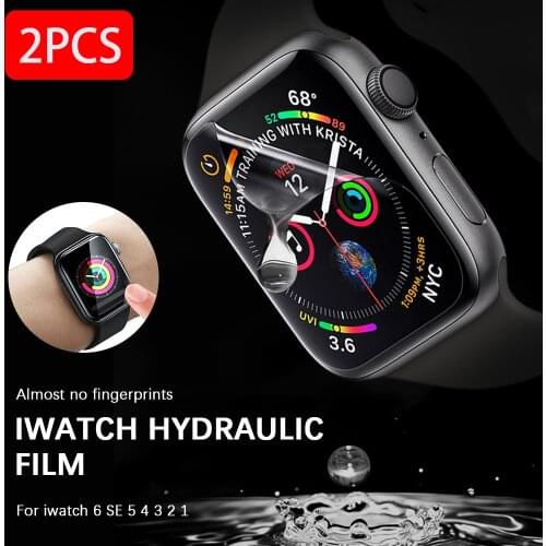 Hydrogel Film for Apple Watch 6 44mm Screen Protector Se for iWatch Series 5 4 3 2 1 High Clear Screen Protectors 40mm 42mm 38mm