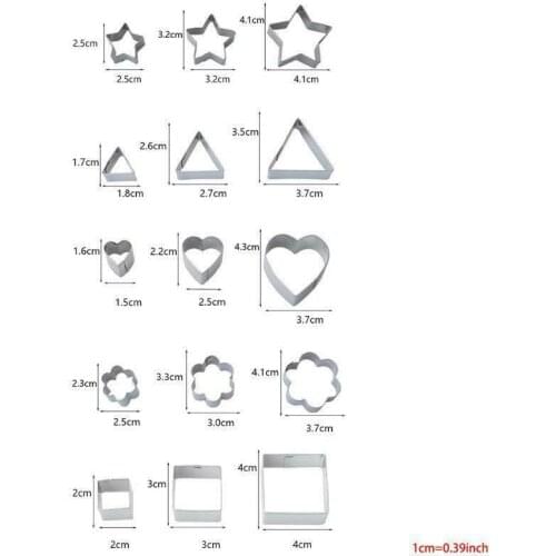 Baking Molds Tool Cookie Cutter Anti rust Stainless steel Pastry Dough