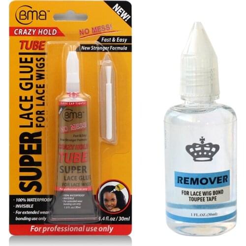 Wholesale Hot Selling Invisible BMB Super Lace Glue for Lace Wigs Tube Crazy Hold and Wig Colloidal Particles