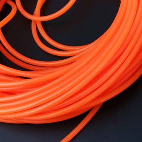 5M Red smooth polyurethane conveyor belt PU round belt driving belt 2mm 3mm 4mm 5mm 6mm 7mm 8mm 10mm 15mm Dia Thick