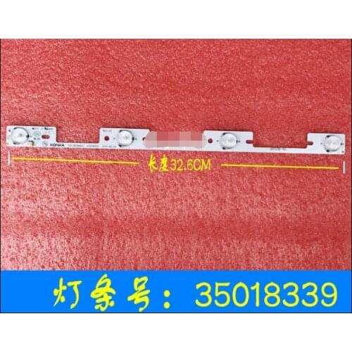 40 Pieces/lot original new LED backlight bar working for KONKA KDL40SS662U 35019864 4 LEDs(6V) 327mm