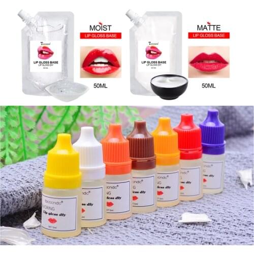 Edible Floral Fruit Scent DIY Lip Gloss Material Base Oil Handmade Lip Gloss Makeup Element Moisturizer Oil Cosmetics TSLM1