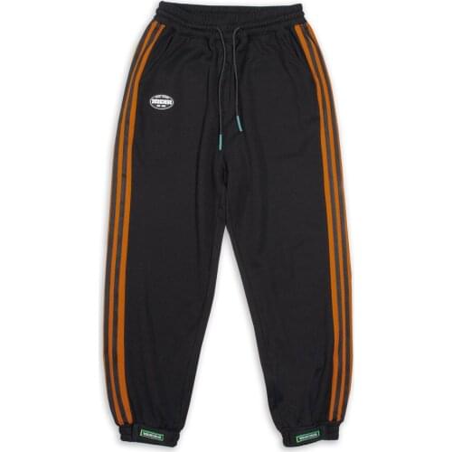 Hip Hop Harem Streetwear Striped Decorative Sweat Pants Sweatpants Harajuku Oversized Loose Joggers Men Trouser