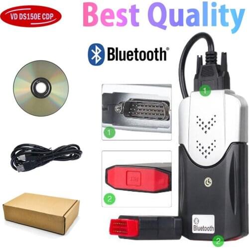 2017.R3 NEW Keygen 2016.R0 / 2017.R1 New Vci Vd Ds150e Cdp PRO PLUS with Bluetooth for Delphis Two Pcb Main Board Obd2 Scanner