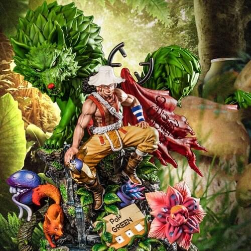 Spot [Yihong] DT Studio Straw Hat Group God Usoopp GK Limited Edition Statue Hand-Made Resin Figures Model