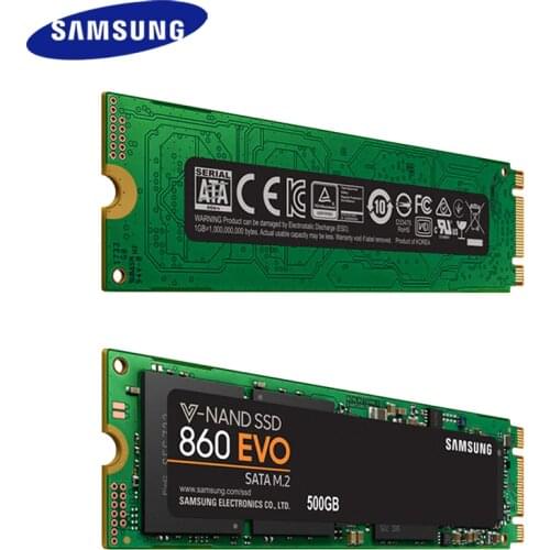SAMSUNG SSD M2 860 EVO 1TB 500GB 250GB Internal Solid State Disk Hard Drive HDD M.2 2280 SATA Laptop Desktop PC TLC