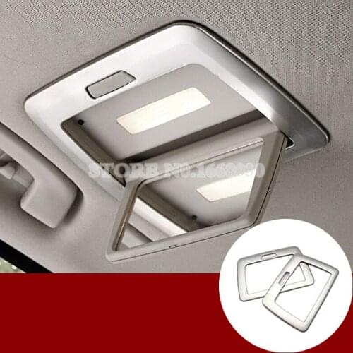 Inner Rear Make-up Mirror Light Cover Trim 2pcs For BMW 3 Series F30 F31 2013-2018 Car accesories interior Car Trim