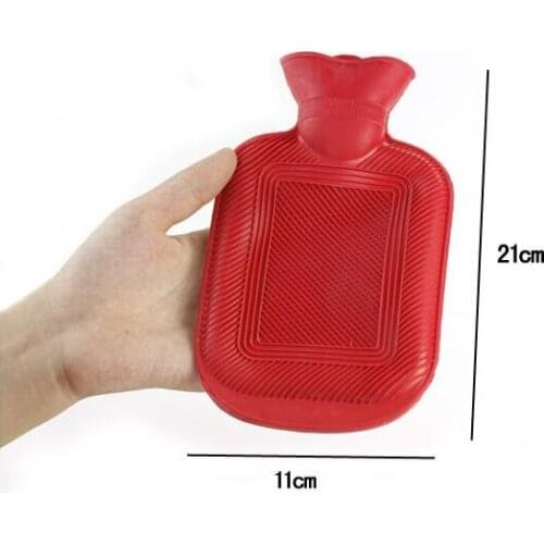 Heat Therapy Massage Use Child Kids Adult Rubber 1PCS Hot Water Bag Bottle Pain Relief Bed Hand Warmer Relaxing