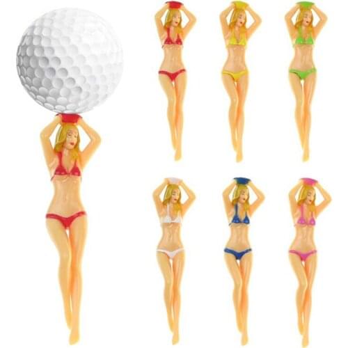 1Pc Novelty Sexy Bikini Golf Tees Plastic Accessories