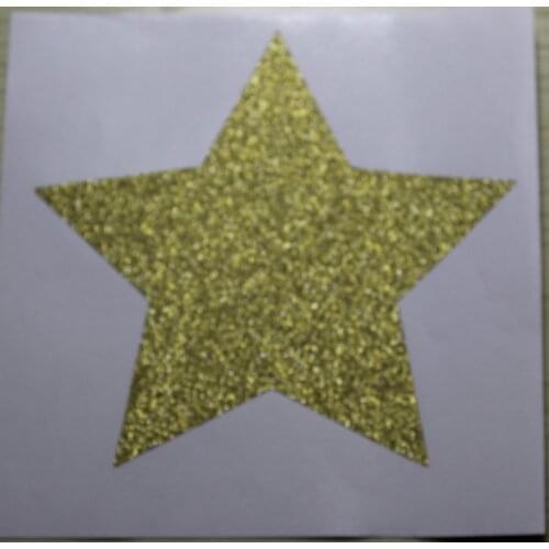 12cm Large Gold Glitter Star Sticker