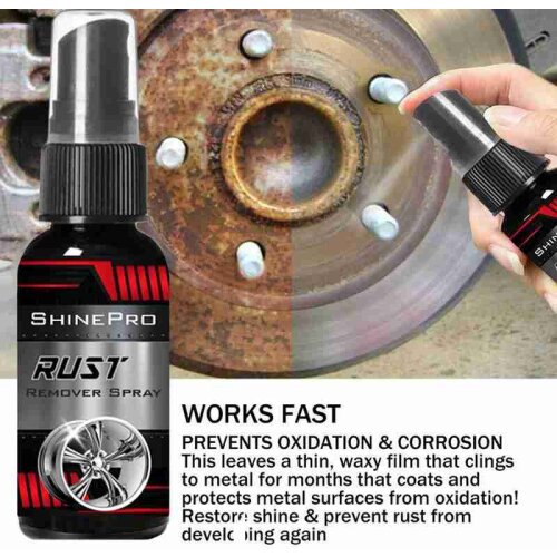 30ml Car Rust Remover Derusting Spray Rust Inhibitor Maintenance Cleaning Paint Care Car Tire Cleaner Auto Accessories