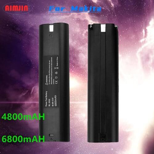 For Makita 191681-2,193889-4,193890-9,632007-4,9000,9001,9002,9033,9034,9600 Original 9.6V 4.8/6.8Ah Power Tool Battery