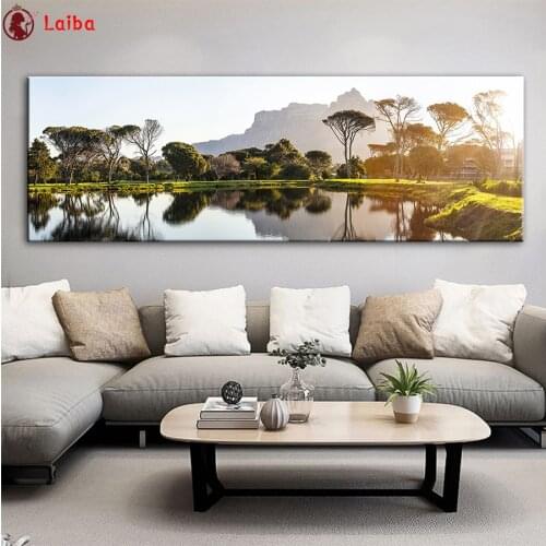 Diamond painting Beautiful Sunset Landscape new 5d diamond embroidery cross stitch full square round 3D DIY graffiti home decor