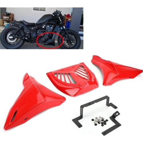 Artudatech Motorcycle Lower Frame Side Cover Guard Fairing Fit For Honda Rebel Cmx500 2017-2021 Clear Motor Parts
