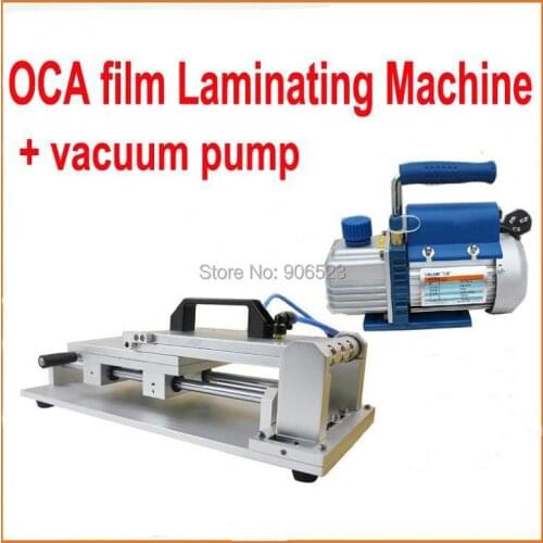 Free shipping OCA Film Laminating Machine Multi-purpose Polarizer with Vacuum Pump for LCD Film OCA Laminator