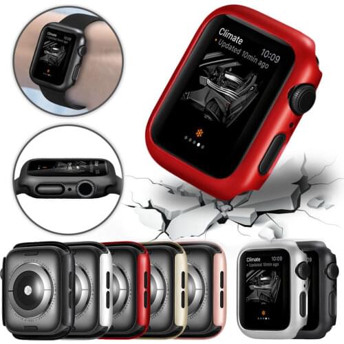 PC Protective Apple Watch Case for Apple Watch Series 6 5 4 3 2 38mm 42mm 40mm 44mm Bumper Protector for iWatch6 4 3 Frame Cover
