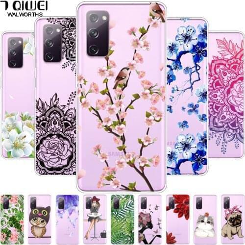 For Samsung S20 Plus / S20 Ultra Case Transparent Soft TPU Phone Cover For Samsung Galaxy S20 FE Case Clear Silicone Bumper S 20