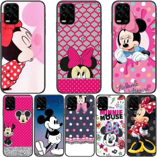 Mouse Cute Mickey 2021 New cartoon Phone Case For XiaoMi Redmi Note 10 9 9S 8 7 6 5 A Pro T Y1 Black Cover Silicone Back Pre sty