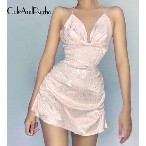 Розовые летние платья Cuteandpsycho China At AliExpress