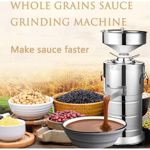 Home Stainless Steel Mill Slurry Machine Commercial Electric Peanut Tahini Soy Milk High Speed Multifunction Grind Machine 1.5KW