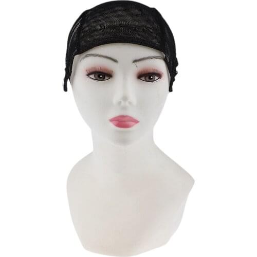 Breathable Elastic Hair Lace Cap Costume Mesh Net Making Wigs Spandex Snood Accessories Hairnet Band Black