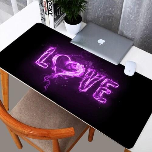 Love Pattern Gaming Mouse Pad Xl Large Mousepad Lol Game Player Table Mat In Stock Home Keyboard Pad Office Decoration MousePad