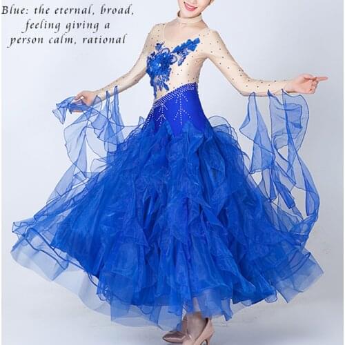 Ballroom dance competition costume waltz dance costumes ballroom rumba dress foxtrot dance dress quickstep dance wear women pink