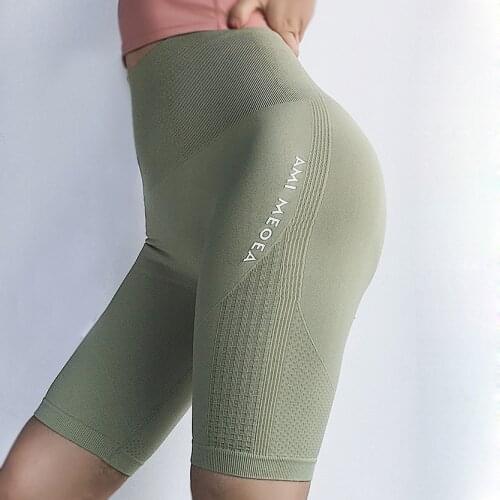 Summer High Waist Sport Shorts Peach Hip Fitness Pants Womens Sports Tight Hip Lifting Leggings