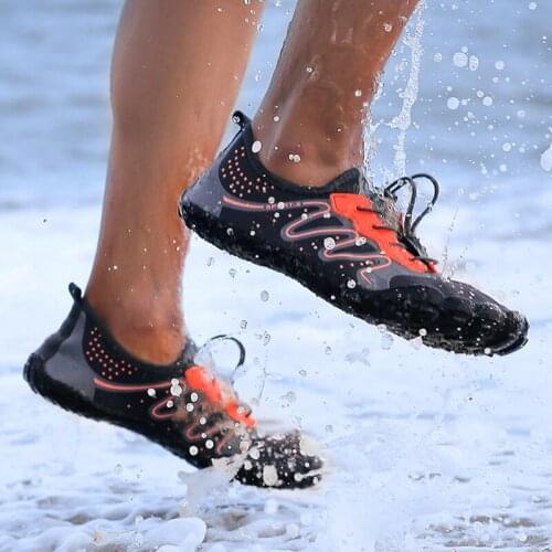 Hot Sale Men Women Aqua Shoes Beach Summer Light Nonslip Outdoor Sports Sneakers Flat Footwear Seaside Elastic Water Shoes