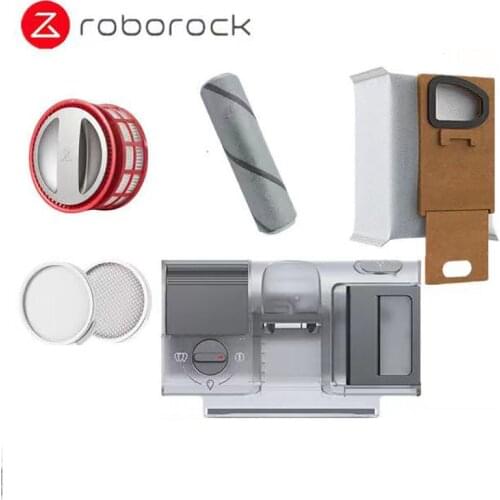 Power Adapter Dust Bags Main Brush Filter Floor Brush for Original Roborock H6 Handheld Cordless Vacuum Cleaner Accessories