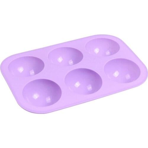 New 100pcs/lot Half Ball Sphere Silicone Patisserie Cake Mold Muffin Chocolate Cookie Baking Mould Decor Moule Molds