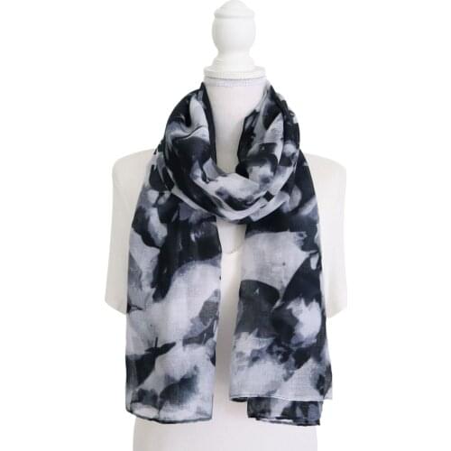 2020 New Ink Painting Scarves And Shawls Long Soft Abstract Color Scarf Wrap Hijab Free Shipping