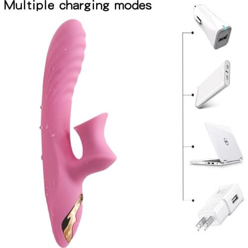 New 7 Speed Heating Rotating Sucking Licking AV Vibrator Clitoral Stimulator Erotic Dildo Vibrator Vagina Massage Adult Sex Toys